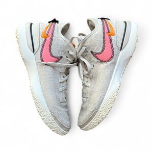 Nike LeBron Zoom NXXT Gen Coral Chalk Athletic Shoes